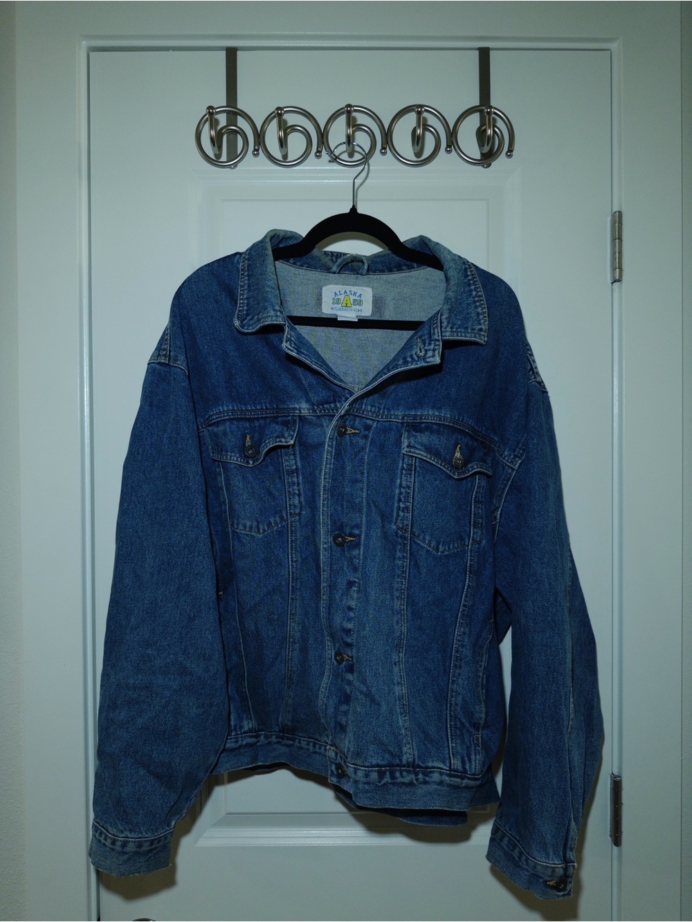 Classic Oversized Blue Denim Jacket